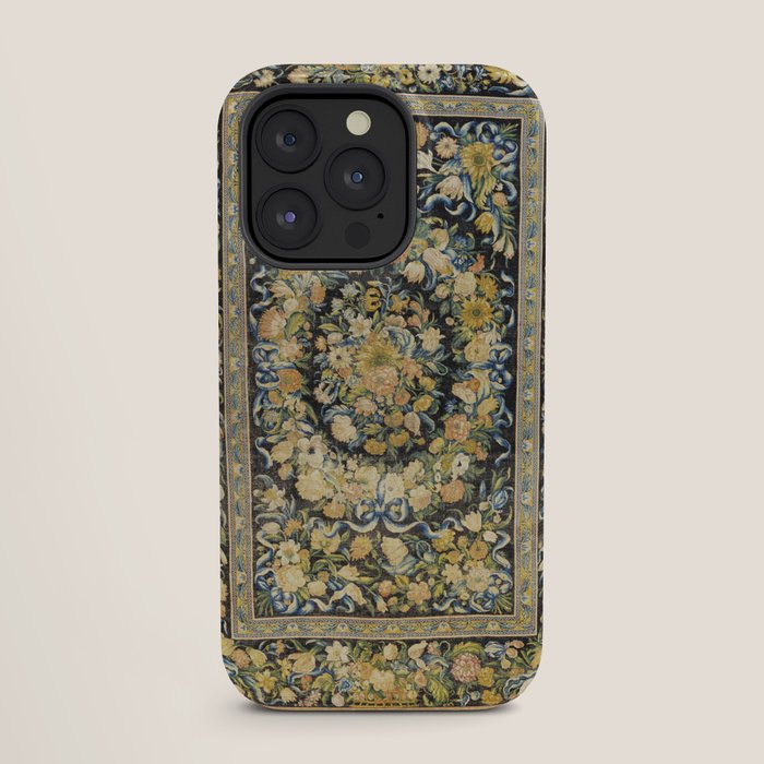 Louis XIV Savonnerie French Floral Carpet Print iPhone Case Gallery Image 27