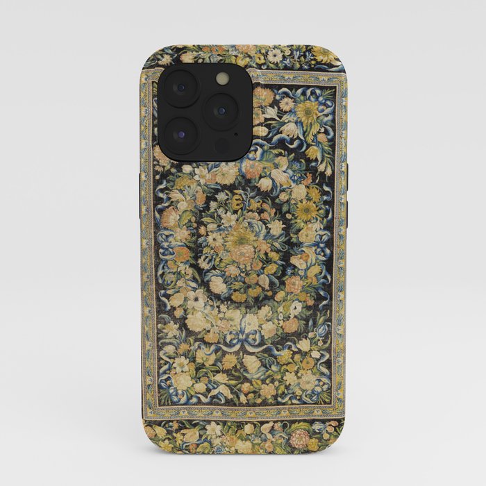 Louis XIV Savonnerie French Floral Carpet Print iPhone Case Gallery Image 39