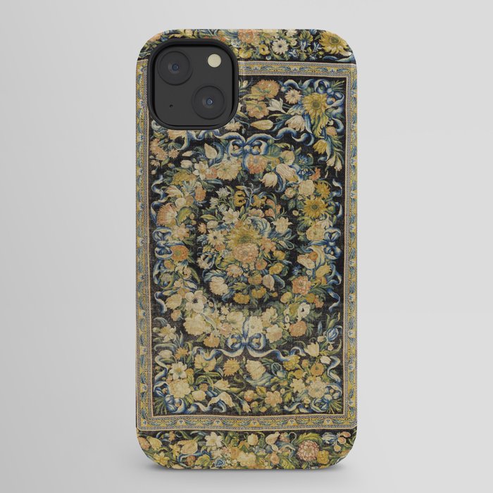 Louis XIV Savonnerie French Floral Carpet Print iPhone Case Gallery Image 30