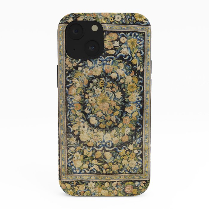 Louis XIV Savonnerie French Floral Carpet Print iPhone Case Gallery Image 38