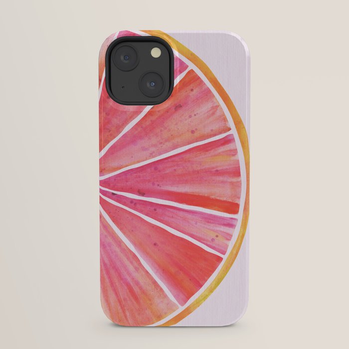 Sunny Grapefruit Watercolor iPhone Case Gallery Image 29