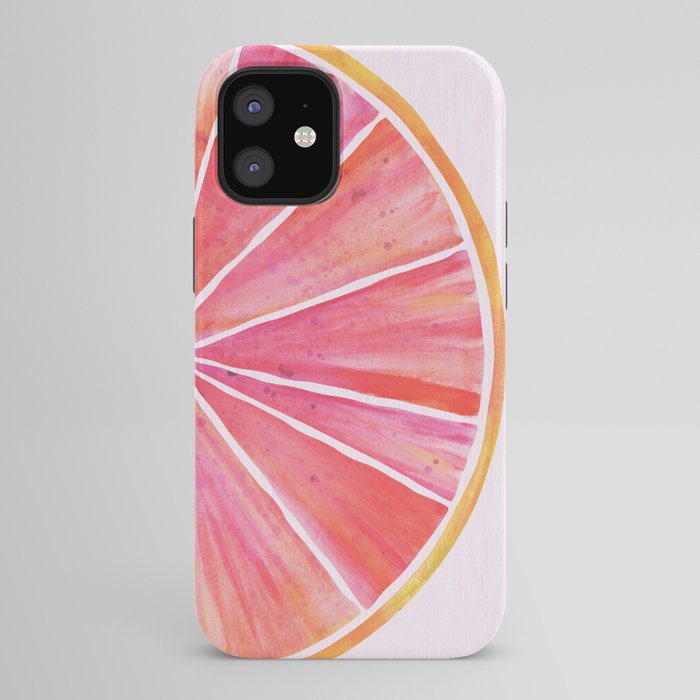 Sunny Grapefruit Watercolor iPhone Case Gallery Image 42