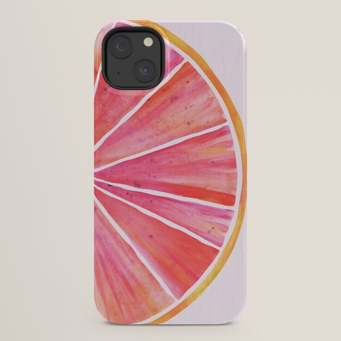 Sunny Grapefruit Watercolor iPhone Case Gallery Image 22