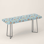 Funny dog animal cartoon art pattern Bench Gallery Image 1