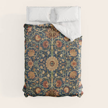 William Morris Floral Carpet Print Duvet Cover Gallery Image 8
