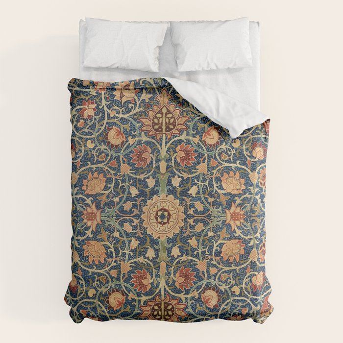 William Morris Floral Carpet Print Duvet Cover Gallery Image 6