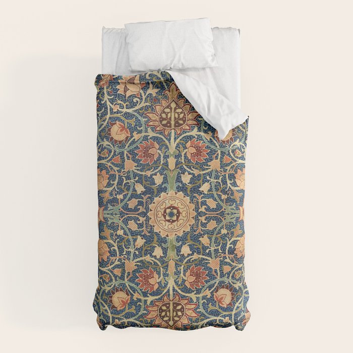 William Morris Floral Carpet Print Duvet Cover Gallery Image 5