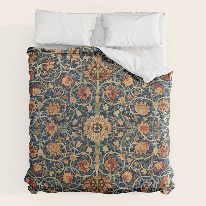 William Morris Floral Carpet Print Duvet Cover Gallery Image 7
