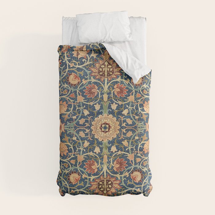 William Morris Floral Carpet Print Duvet Cover Gallery Image 4