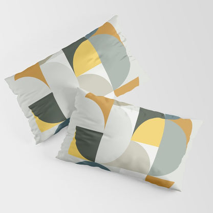 Mid Century Geometric 13 Pillow Sham Gallery Image 4