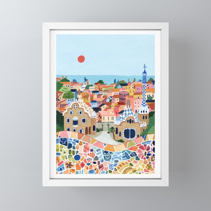 Barcelona Mini Art Print Gallery Image 4
