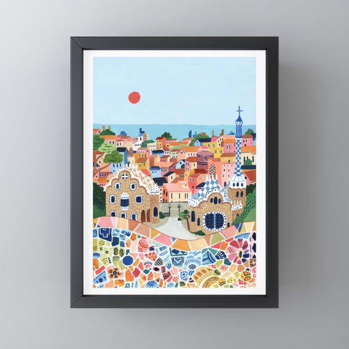 Barcelona Mini Art Print Gallery Image 3
