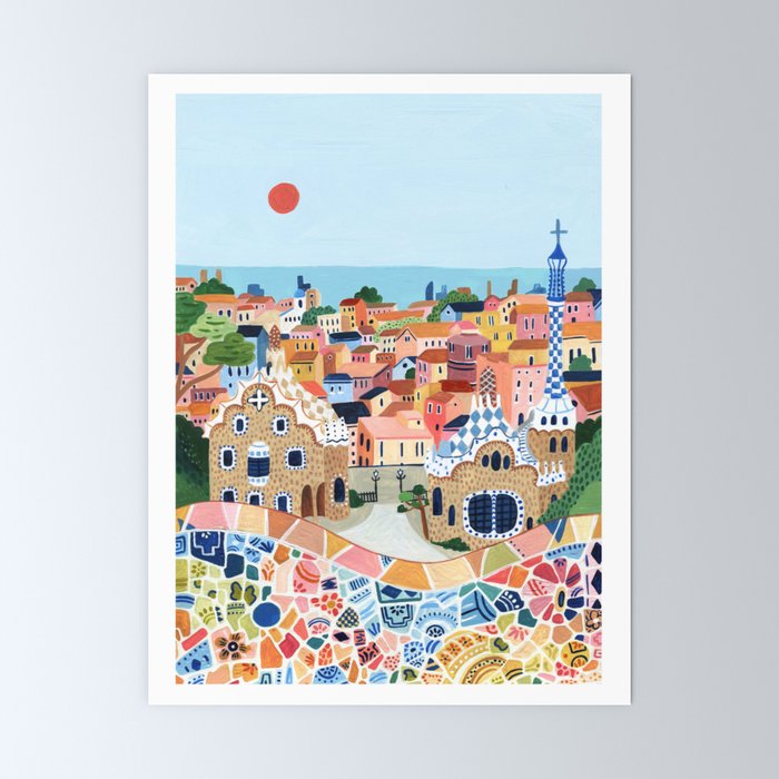 Barcelona Mini Art Print Gallery Image 6