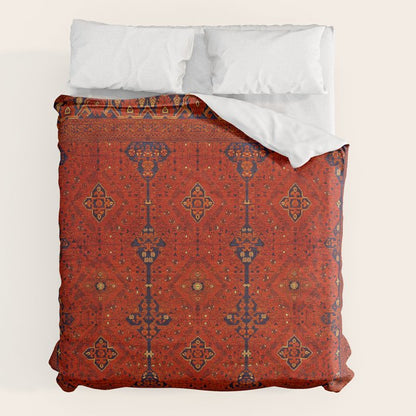 N194 - Red Berber Atlas Oriental Traditional Moroccan Style Duvet Cover Gallery Image 7