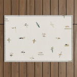 Tiny Surfers Outdoor Rug Gallery Image 1