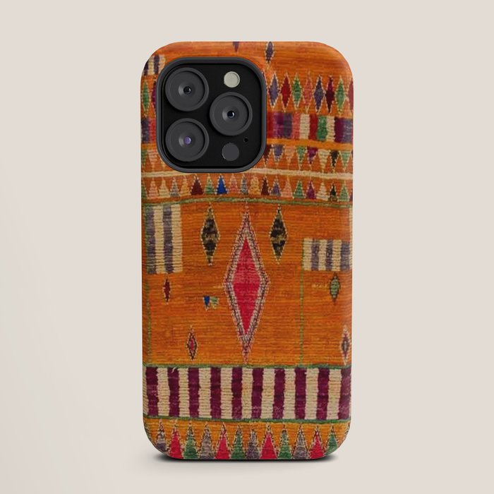 Orange Traditional Moroccan Design iPhone Case Gallery Image 19