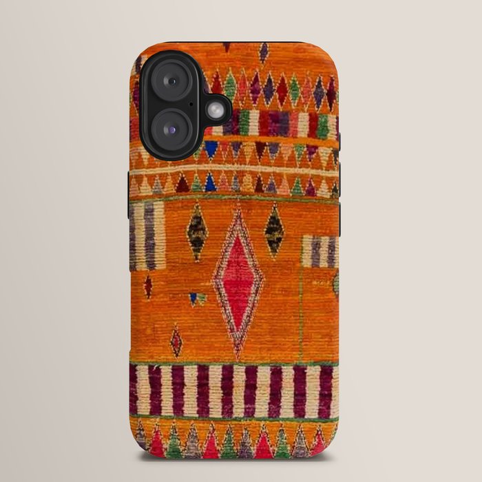 Orange Traditional Moroccan Design iPhone Case Gallery Image 13