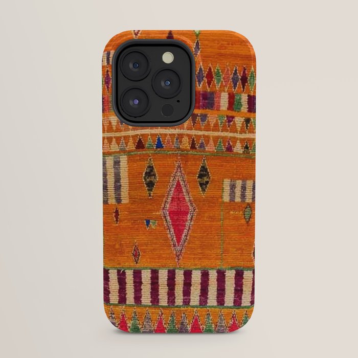 Orange Traditional Moroccan Design iPhone Case Gallery Image 31