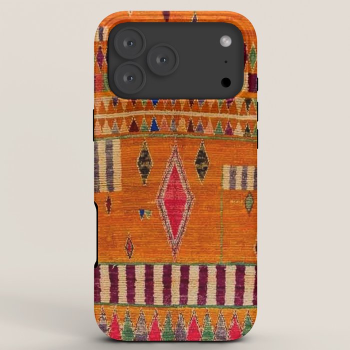 Orange Traditional Moroccan Design iPhone Case Gallery Image 8