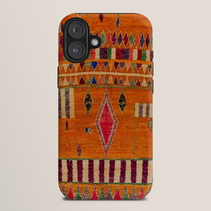 Orange Traditional Moroccan Design iPhone Case Gallery Image 10