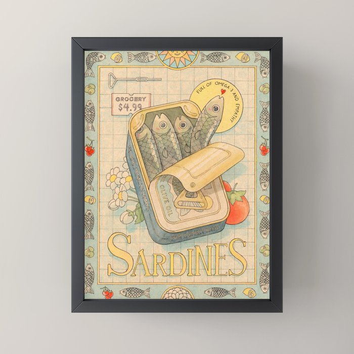 Sardines Mini Art Print Gallery Image 3