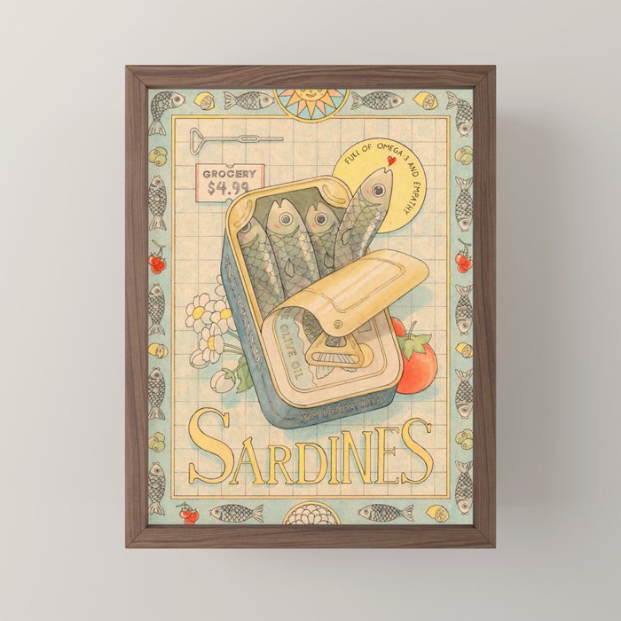 Sardines Mini Art Print Gallery Image 2