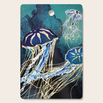 Metallic Jellyfish III Cutting Board Gallery Image 1