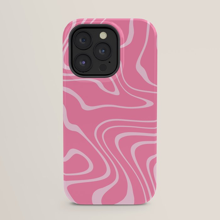 Pink Abstract Swirl Pattern iPhone Case Gallery Image 23