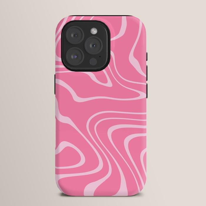 Pink Abstract Swirl Pattern iPhone Case Gallery Image 15