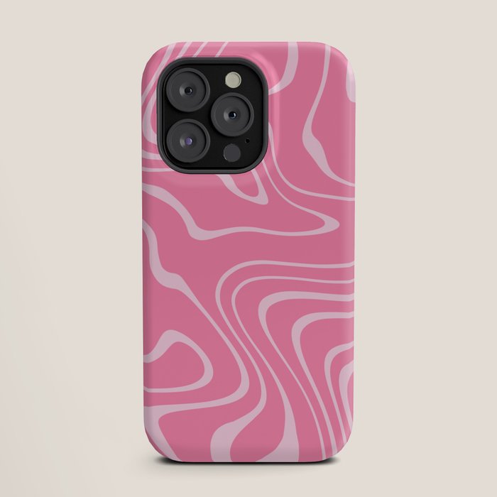 Pink Abstract Swirl Pattern iPhone Case Gallery Image 19