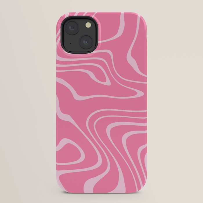 Pink Abstract Swirl Pattern iPhone Case Gallery Image 30