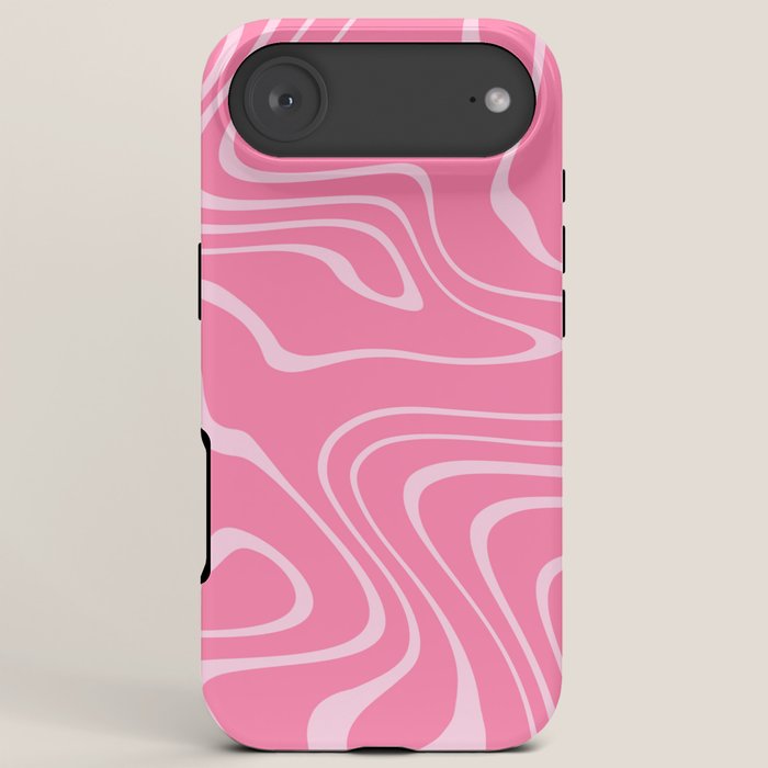 Pink Abstract Swirl Pattern iPhone Case Gallery Image 6