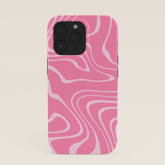Pink Abstract Swirl Pattern iPhone Case Gallery Image 39