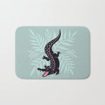 Crocodile - Mint Bath Mat Gallery Image 1