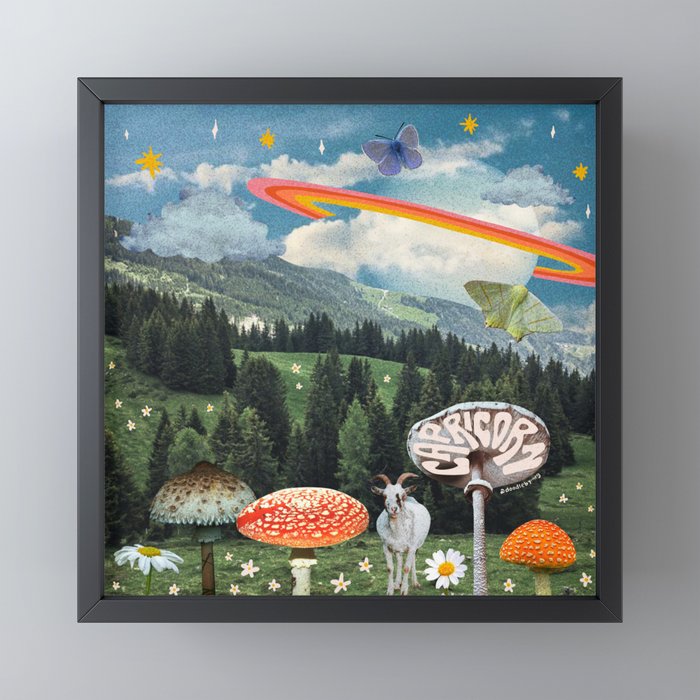 Capricorn Collage Mini Art Print Gallery Image 3