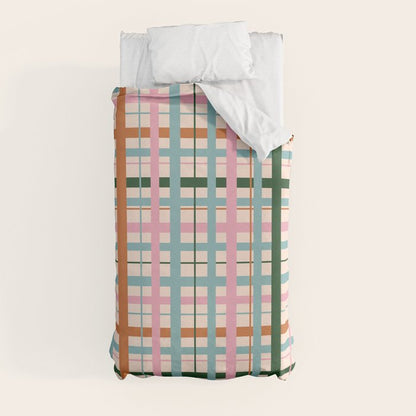 Gingham - Pastel Color Duvet Cover Gallery Image 9