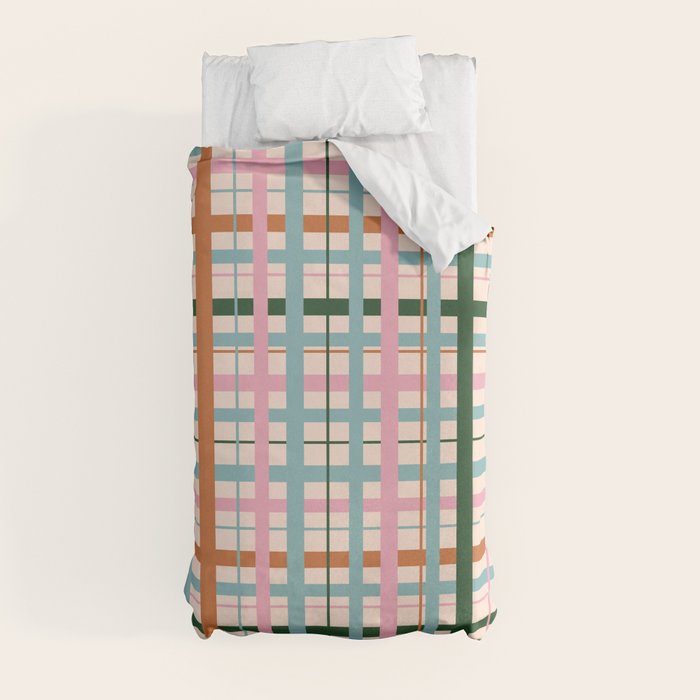 Gingham - Pastel Color Duvet Cover Gallery Image 4