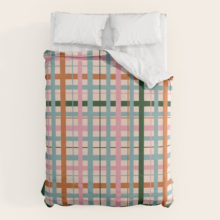 Gingham - Pastel Color Duvet Cover Gallery Image 6