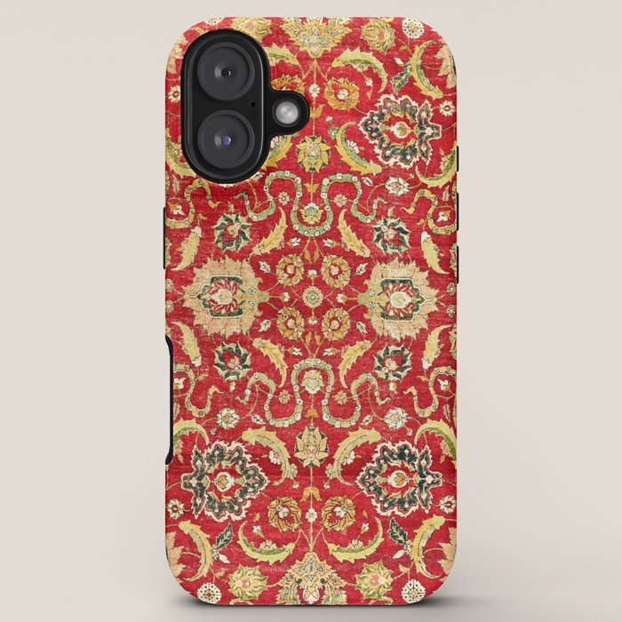 Isphahan Antique Central Persian Rug Print iPhone Case Gallery Image 5