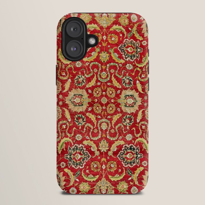 Isphahan Antique Central Persian Rug Print iPhone Case Gallery Image 10