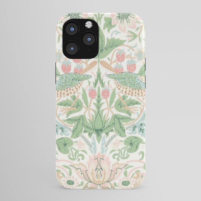 William Morris Strawberry Thief Cochineal Willow iPhone Case Gallery Image 43