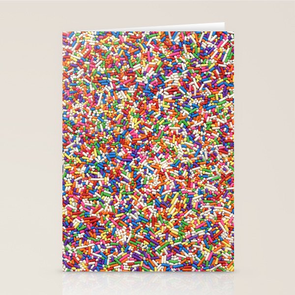 Rainbow Sprinkles Stationery Card Gallery Image 2