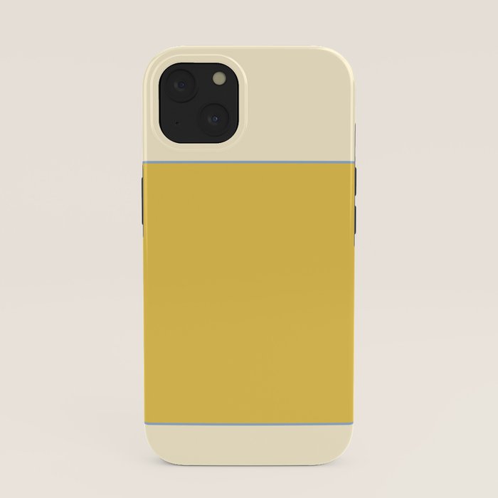 Sunshine Yellow Color Block Warm Vintage iPhone Case Gallery Image 37