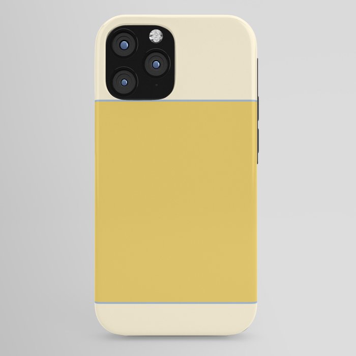 Sunshine Yellow Color Block Warm Vintage iPhone Case Gallery Image 44