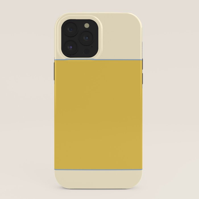 Sunshine Yellow Color Block Warm Vintage iPhone Case Gallery Image 40
