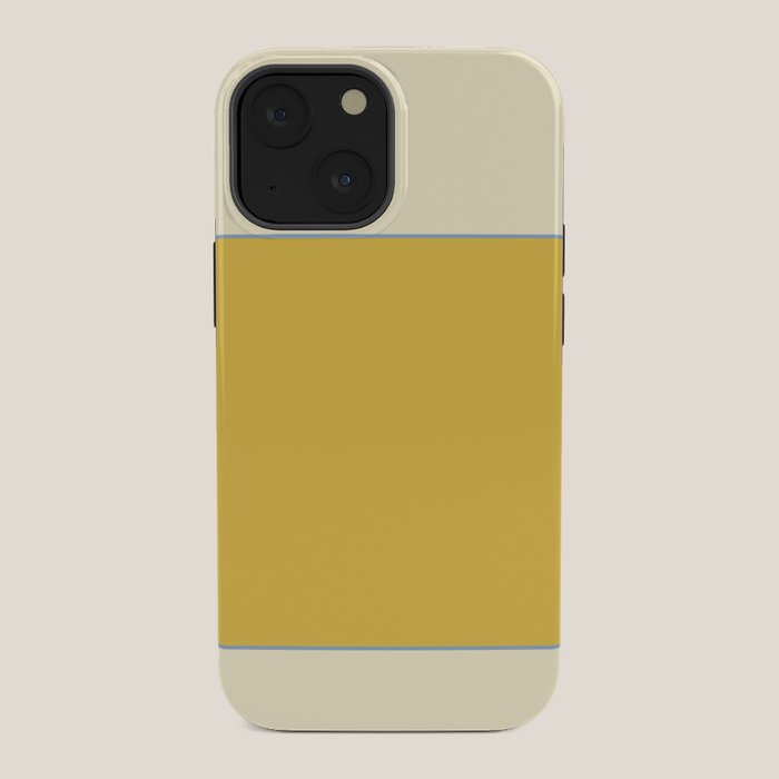 Sunshine Yellow Color Block Warm Vintage iPhone Case Gallery Image 34