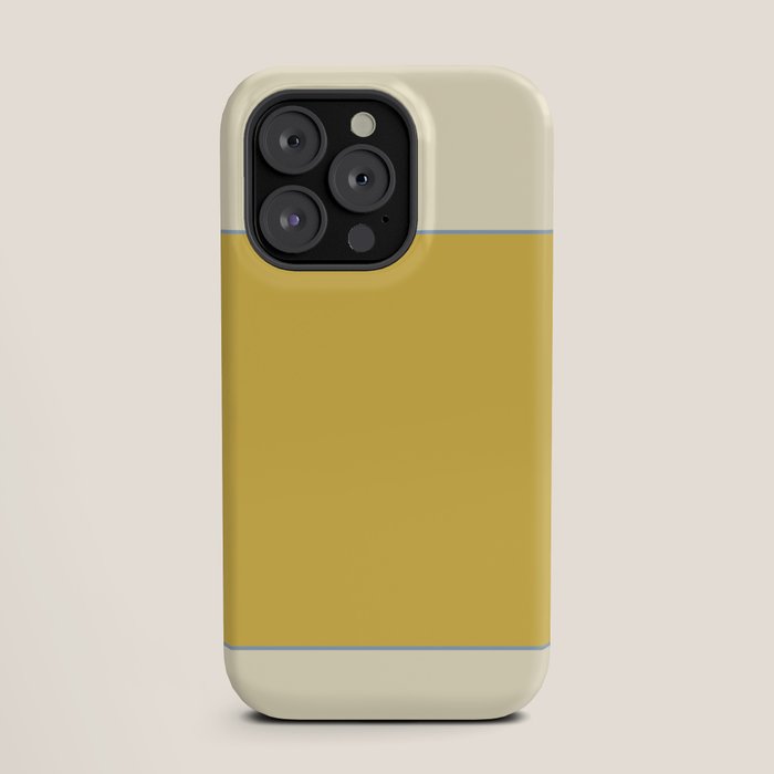 Sunshine Yellow Color Block Warm Vintage iPhone Case Gallery Image 19