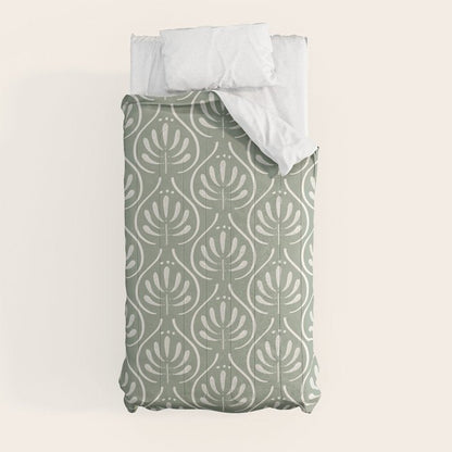 Boho Sage Green Pattern Comforter Gallery Image 4