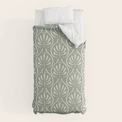Boho Sage Green Pattern Comforter Gallery Image 5