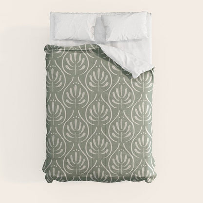 Boho Sage Green Pattern Comforter Gallery Image 3